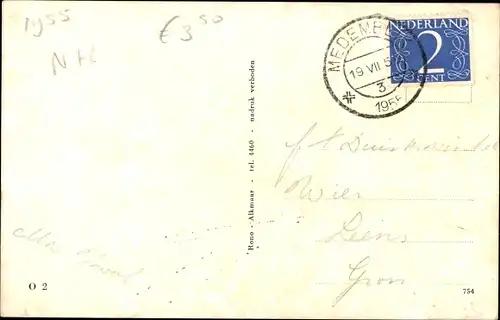 Ak Opperdoes Nordholland, Ned. Herv. Kerk