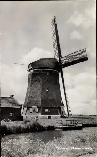 Ak Opmeer Nordholland, Nieuwe weg