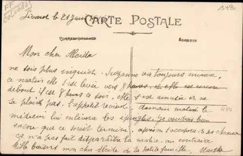 Ak Livarot Calvados, La Mairie