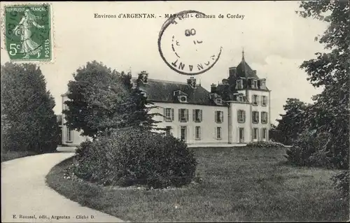 Ak Marcei Orne, Chateau de Corday