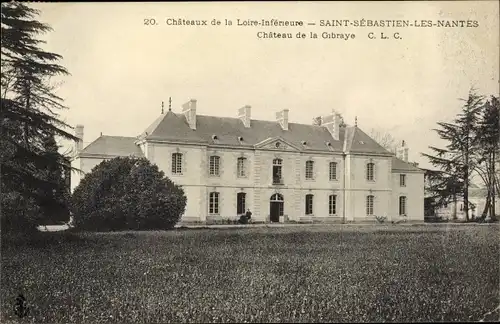 Ak Saint Sébastien les Nantes Loire Atlantique, Chateau de la Gibraye