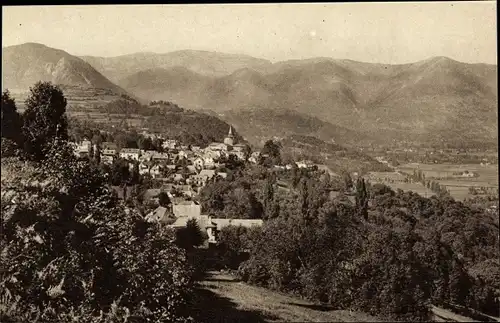 Ak Saint Savin Hautes-Pyrénées, Vallée d'Argeles, Vue generale