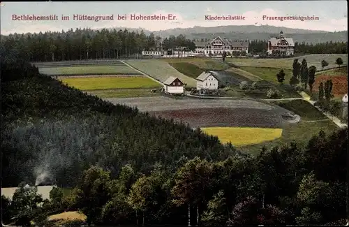 Ak Hohenstein Ernstthal Landkreis Zwickau, Bethlehemstift im Hüttengrund, Kinderheilstätte