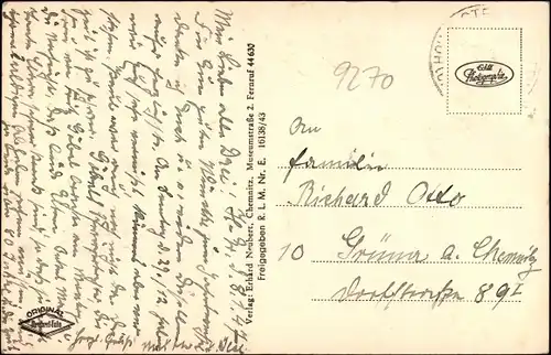 Ak Hohenstein Ernstthal in Sachsen, Markt