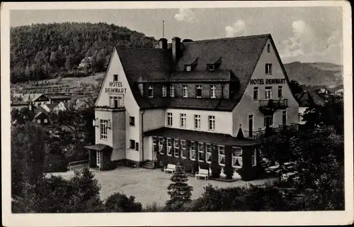 Ak Oberschlema Bad Schlema im Erzgebirge Sachsen, Ansicht des Hotel Reinwart
