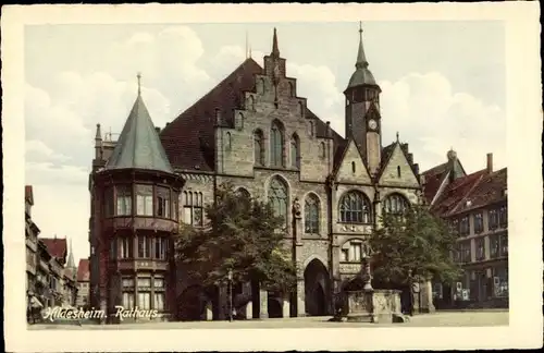 Ak Hildesheim in Niedersachsen, Rathaus