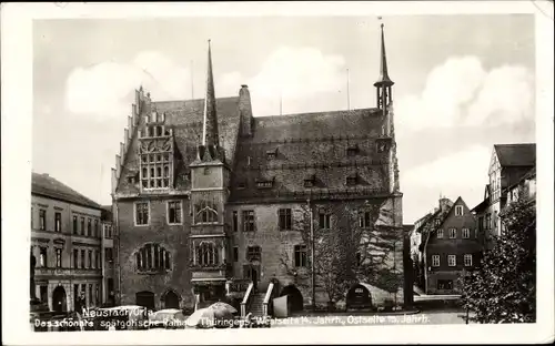 Ak Neustadt an der Orla, Spätgotisches Rathaus