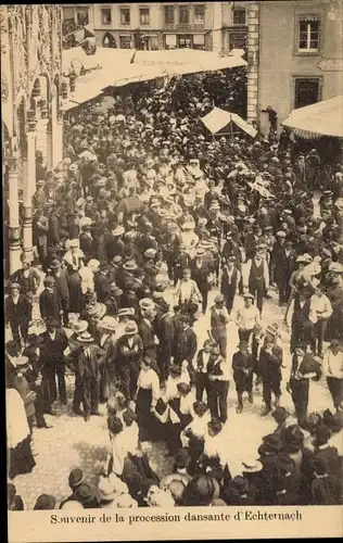 Ak Echternach Luxemburg, Procession dansante