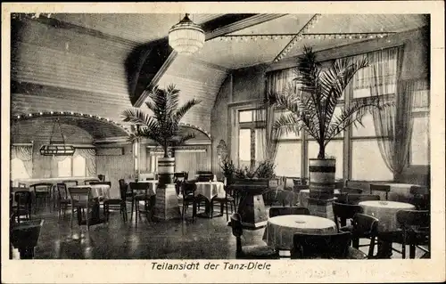 Ak Linda Brand Erbisdorf Sachsen, Schrödermühle, Tanzdiele