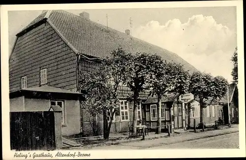 Ak Altendorf Brome in Niedersachsen, Helings Gasthaus