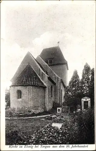 Ak Elsnig in Sachsen, Kirche