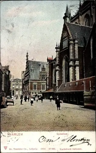 Ak Hilversum Nordholland Niederlande, Spekstraat