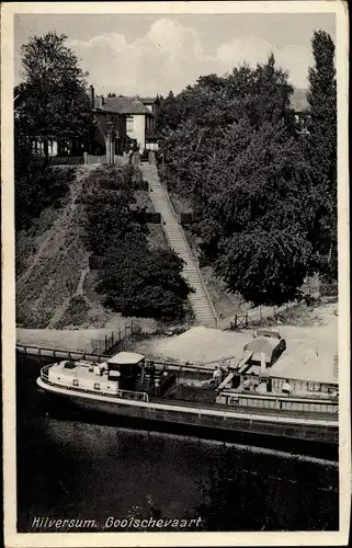 Ak Hilversum Nordholland Niederlande, Gooischevaart