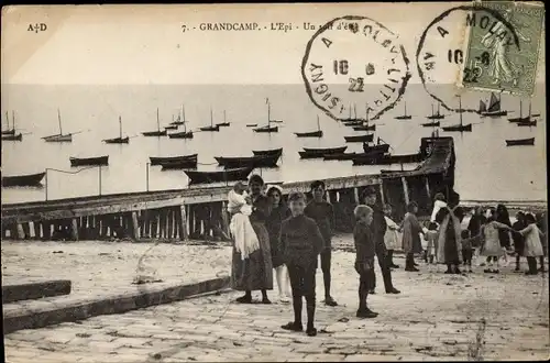 Ak Grandcamp Calvados, L'Epi, Un soir d'ete