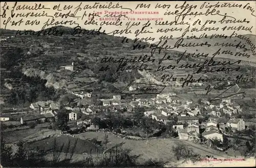 Ak Sahorre Pyrénées Orientales, Vue panoramique