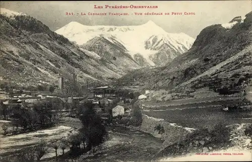 Ak Pyrénées Orientales, Vue generale du Petit Carol