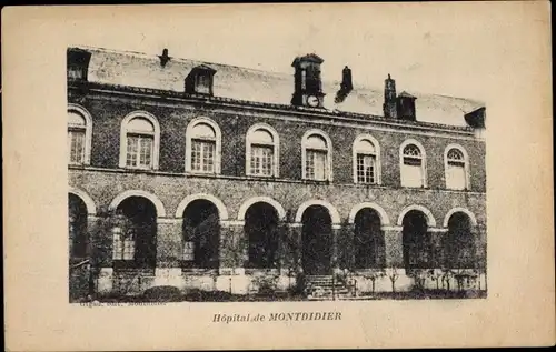 Ak Montdidier Somme, Hopital