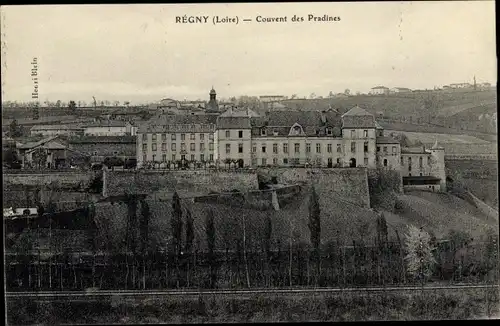 Ak Régny Loire, Couvent des Pradines