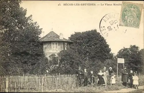 Ak Becon les Bruyeres Hauts de Seine, Le Vieux Moulin