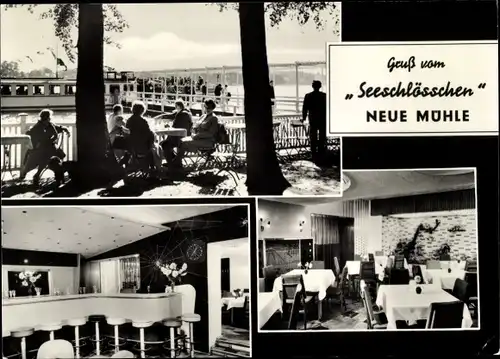 Ak Neue Mühle Königs Wusterhausen in Brandenburg, Restaurant Seeschlösschen