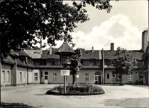 Ak Neu Fahrland Potsdam in Brandenburg, Heinrich Heine Sanatorium, Wirtschaftshof