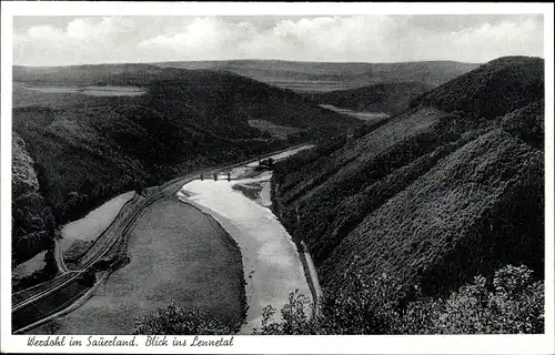 Ak Werdohl im Sauerland, Lennetal