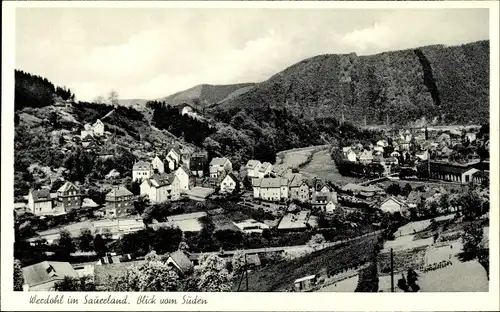 Ak Werdohl im Sauerland, Blick v. Süden