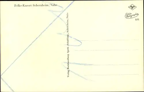 Ak Bad Sobernheim Nahe, Gesamtansicht v.d. Nahebergen