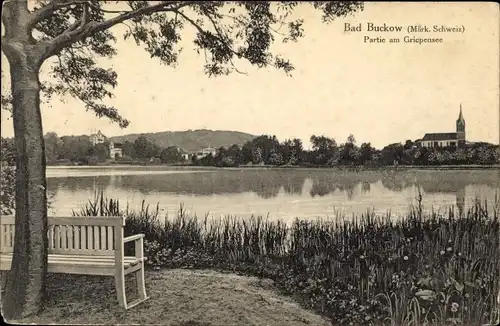 Ak Buckow in der Märkischen Schweiz, Partie am Griepensee