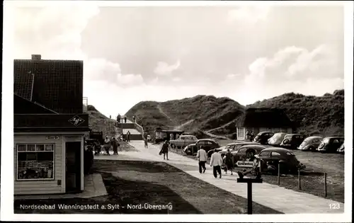 Ak Wenningstedt Braderup auf Sylt, Nordübergang