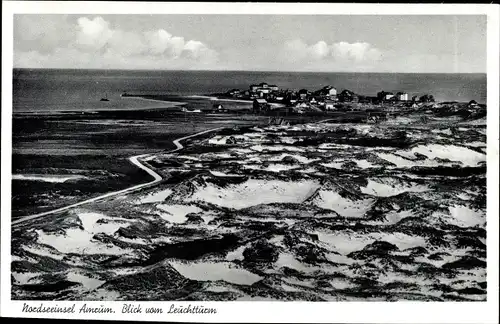 Ak Insel Amrum in Nordfriesland, Blick vom Leuchtturm