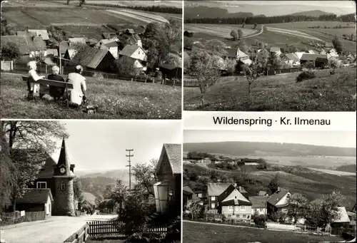 Ak Wildenspring Großbreitenbach in Thüringen, Teilansichten