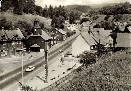Ak Hirschbach Schleusingen in Thüringen, Teilansicht