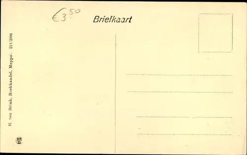 Ak Giethoorn Overijssel Niederlande, Ortspartie, Häuser