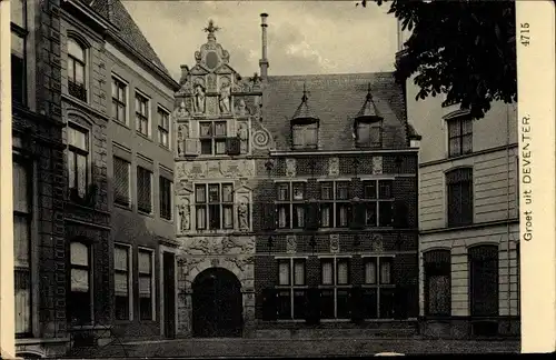 Ak Deventer Overijssel Niederlande, Ein Stadtgebäude
