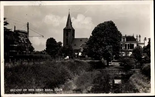 Ak Goor Overijssel, Gezicht op Ned. Herv. Kerk