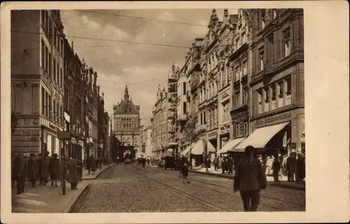 Ak Gdańsk Danzig, Ulica Dluga