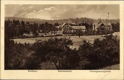 Ak Hohenstein Ernstthal Landkreis Zwickau, Waldhaus, Bethlehemstift, Frauengenesungsheim