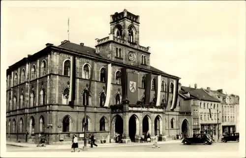 Ak Weimar in Thüringen, Rathaus, Wappen