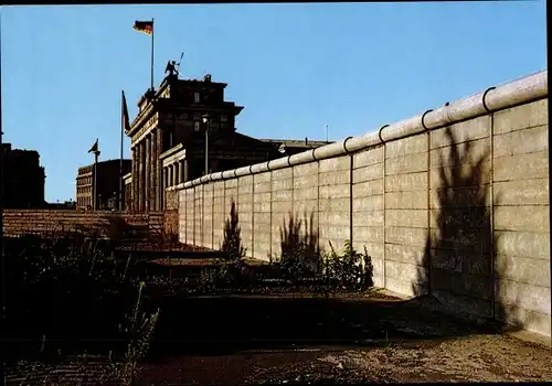 Ak Berlin Tiergarten, Berliner Mauer, Brandenburger Tor, Innerdeutsche Grenze