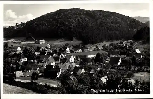 Ak Thalheim Happurg in Mittelfranken, Blick auf den Ort in der Hersbrucker Schweiz