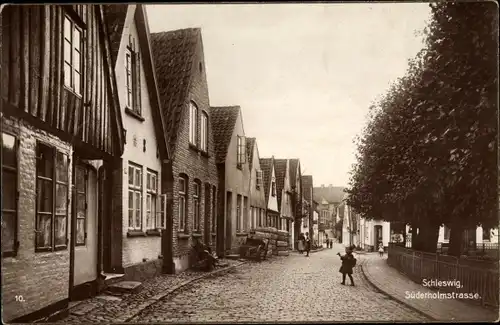 Ak Schleswig an der Schlei, Süderholmstraße