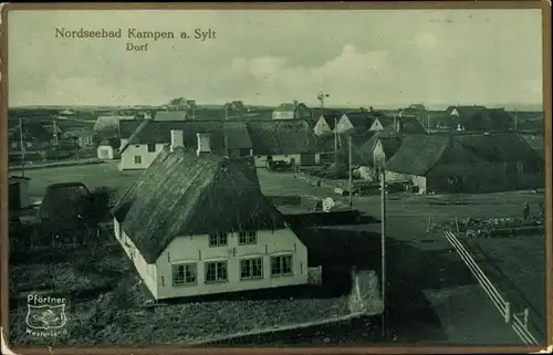 Ak Nordseebad Kampen auf Sylt, Dorf