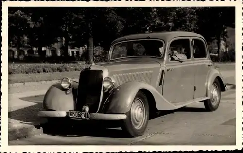 Foto Berlin Wedding, Automobil, KFZ Kennz. KB 068 490, Mühlenstraße