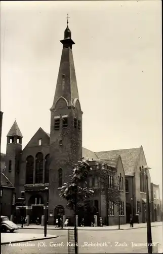 Ak Amsterdam Nordholland Niederlande, Geref. Kerk Rehoboth, Zach. Jansestraat