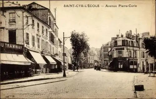 Ak Saint Cyr l'Ecole Yvelines, Avenue Pierre Curie