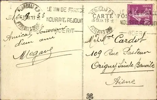 Ak Port Vendres Pyrénées Orientales, Vue generale du bassin