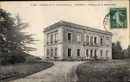 Ak Vertou Loire Atlantique, Chateau de la Mottechette