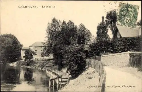 Ak Champigny sur Marne Val de Marne, Le Moulin