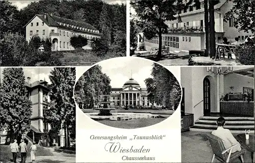 Ak Chausseehaus Wiesbaden in Hessen, Genesungsheim Taunusblick